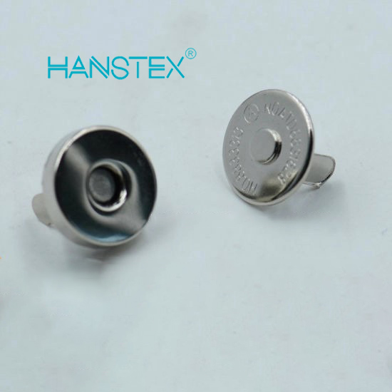 18mm Silver Round Magnet Button for Handbag (HAWM1650I0010)