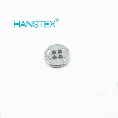 Fashion Silver Metal Button