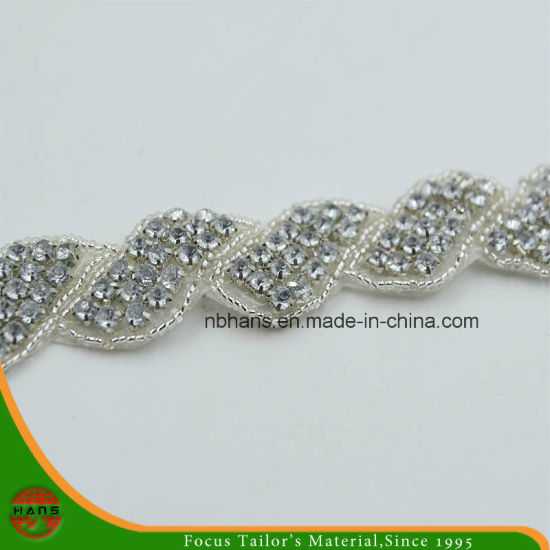 Wholesale Beads Rhinestone Sash Trim, Cheap Price Wedding Belt Trim (HAHD160001)