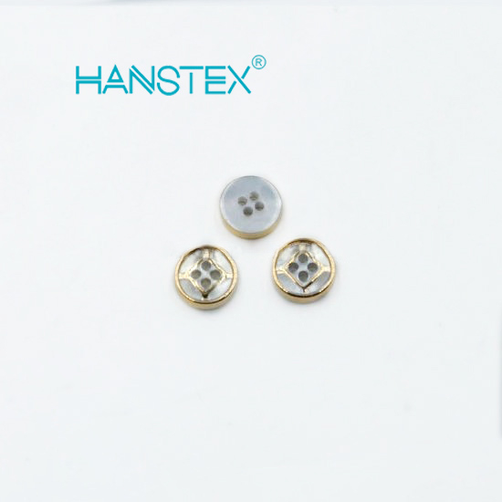 4 Holes New Design Polyester Button (S-054)