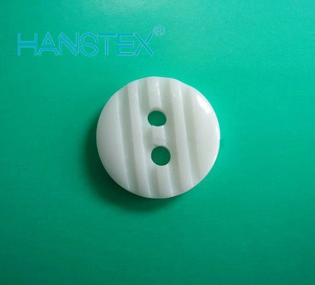 2 Holes New Design Polyester Shirt Button (S-109)