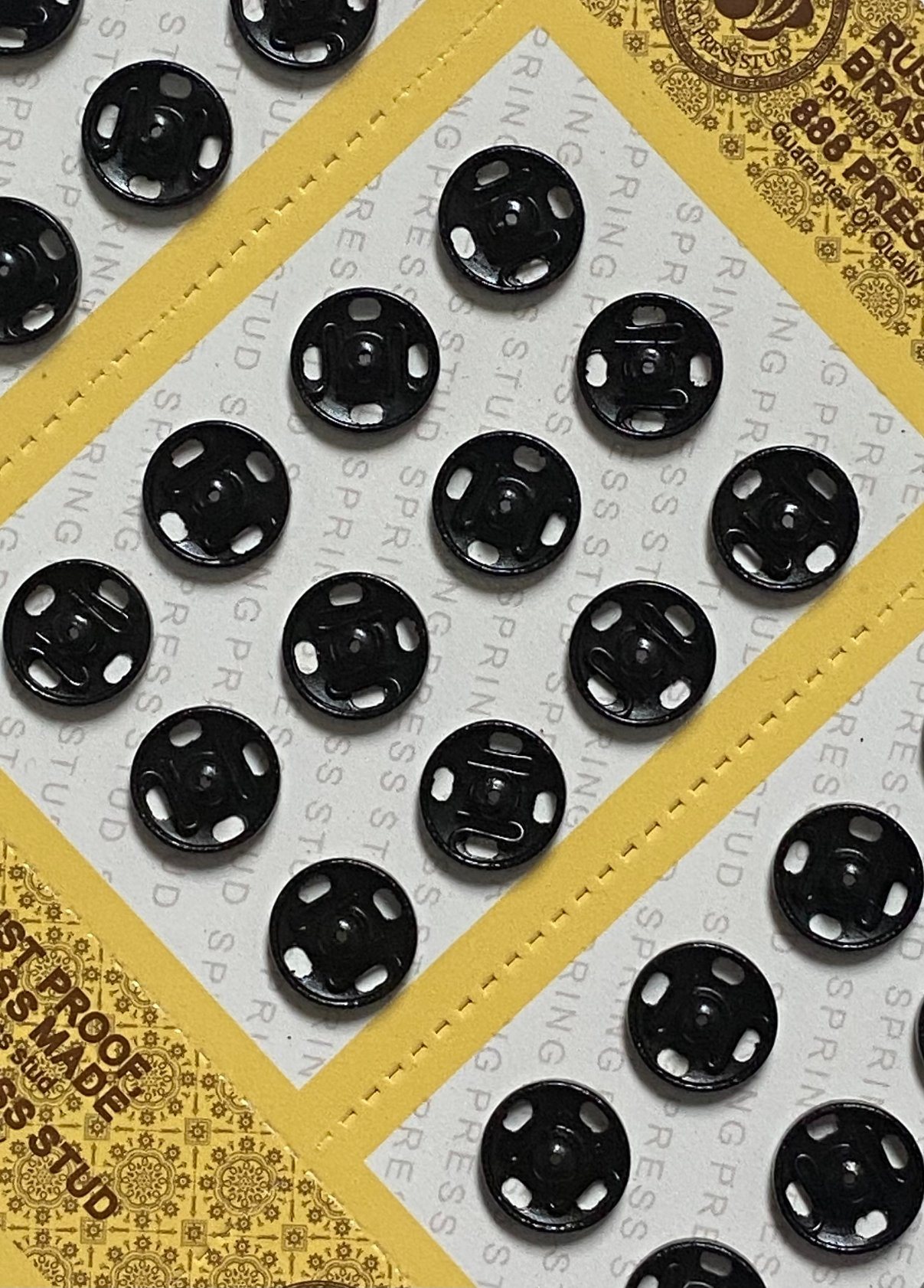 Custom Design Metal Brass Press Stud Button Metal Snap Buttons