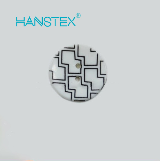 2 Holes New Design Polyester Button (AY083)