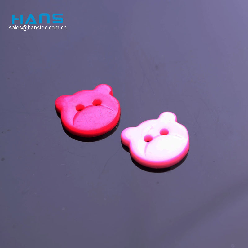 Hans Cheap Wholesale Lucky 2 Hole 4 Hole Plastic Button for Garment