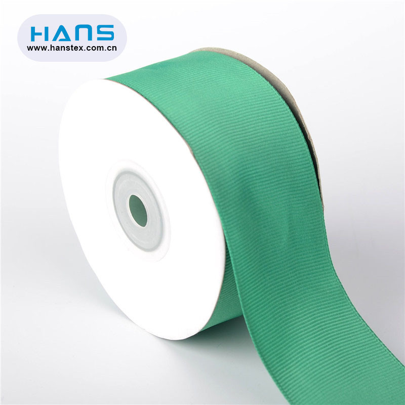 Hans 2019 Hot Sale Solid Color Grosgrain Ribbon