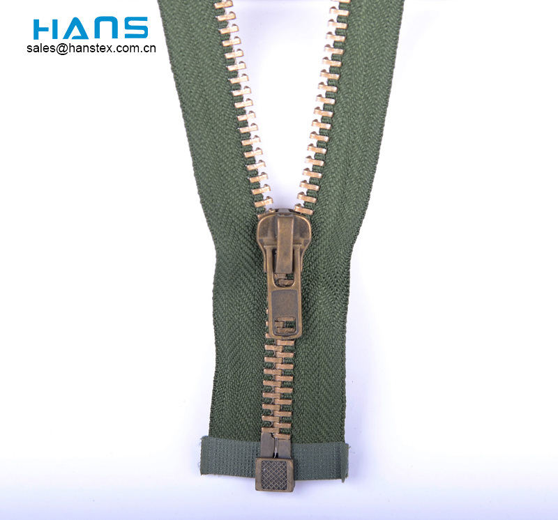 Hans New Well Designed Mixed Colors Custom Metal Zipper