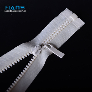 Hans China Factory Anticorrosive Large Plastic Zipper