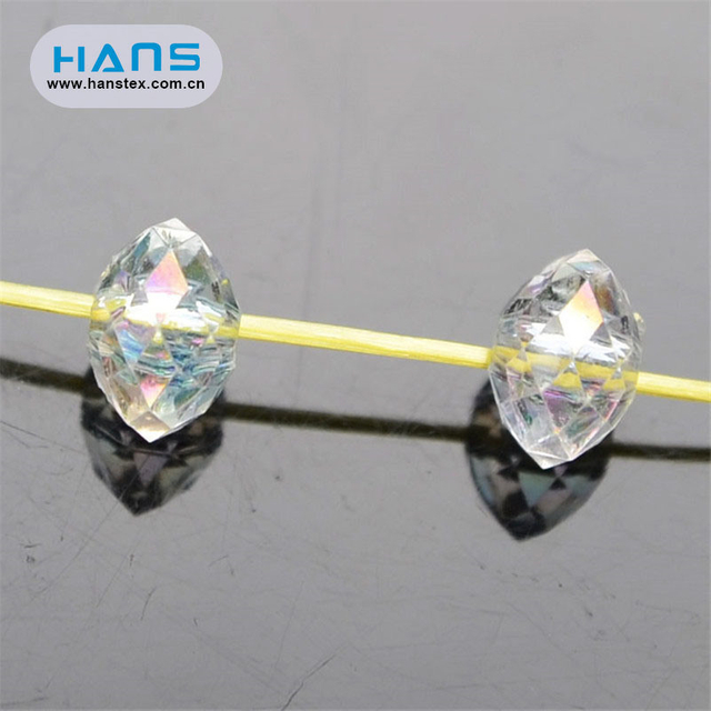 Hans Wholesale Custom Logo Gorgeous Acrylic Alphabet Letter Beads