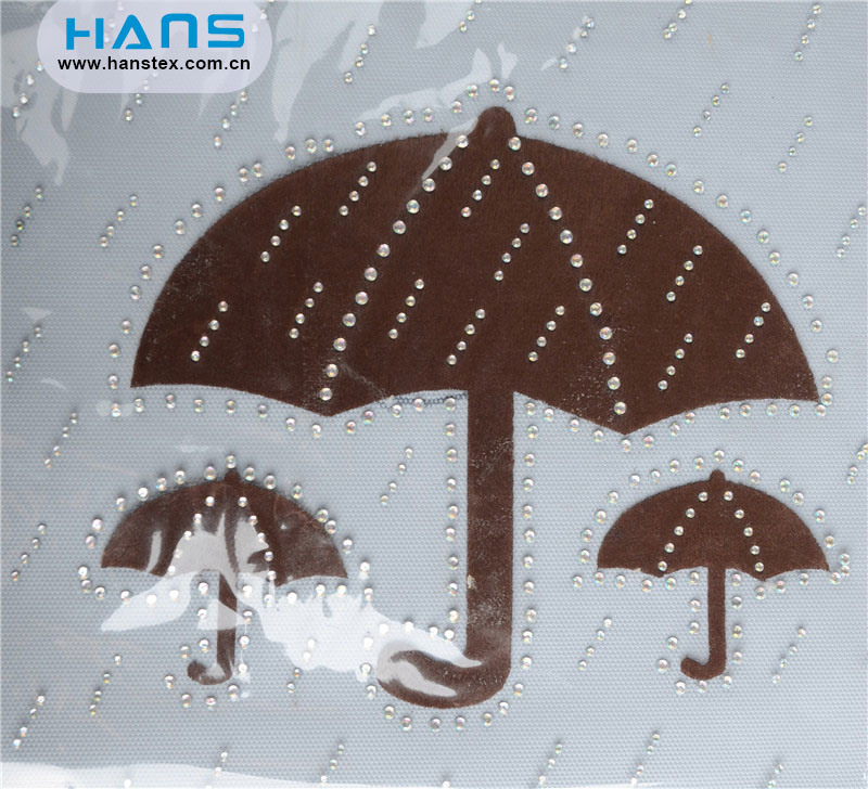 Hans Free Design Fashionable Rhinestone Iron on Transfer