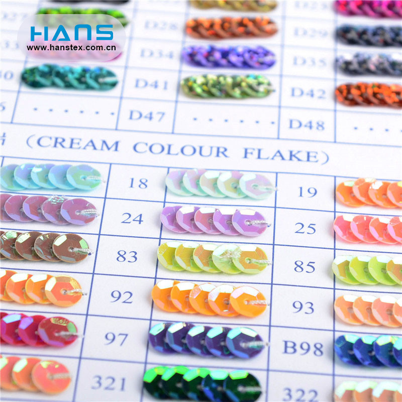 Hans China Factory Multicolor Sequin Textile