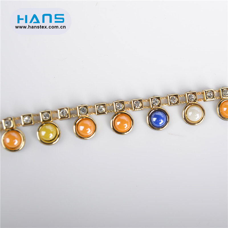 Hans Eco Custom Made Promotiona Wholesale Rhinestone Trim