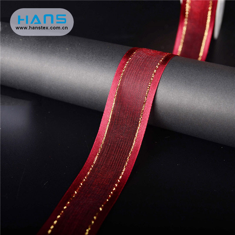 Hans Accept Custom Nice Design Recycled Sari Silk Ribbon