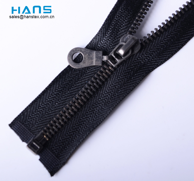 Eco Custom Made Fastness to Soaping Metal Zipper for Jeans