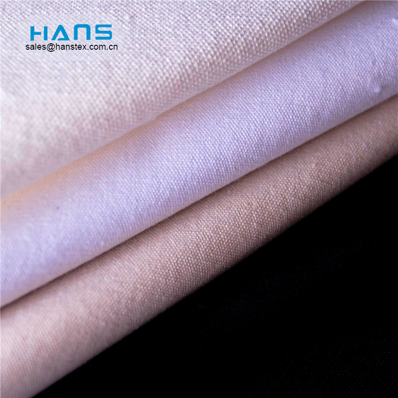 Hans Factory Customized Fashionable Waterproof Poly Cotton Canvas Fabric