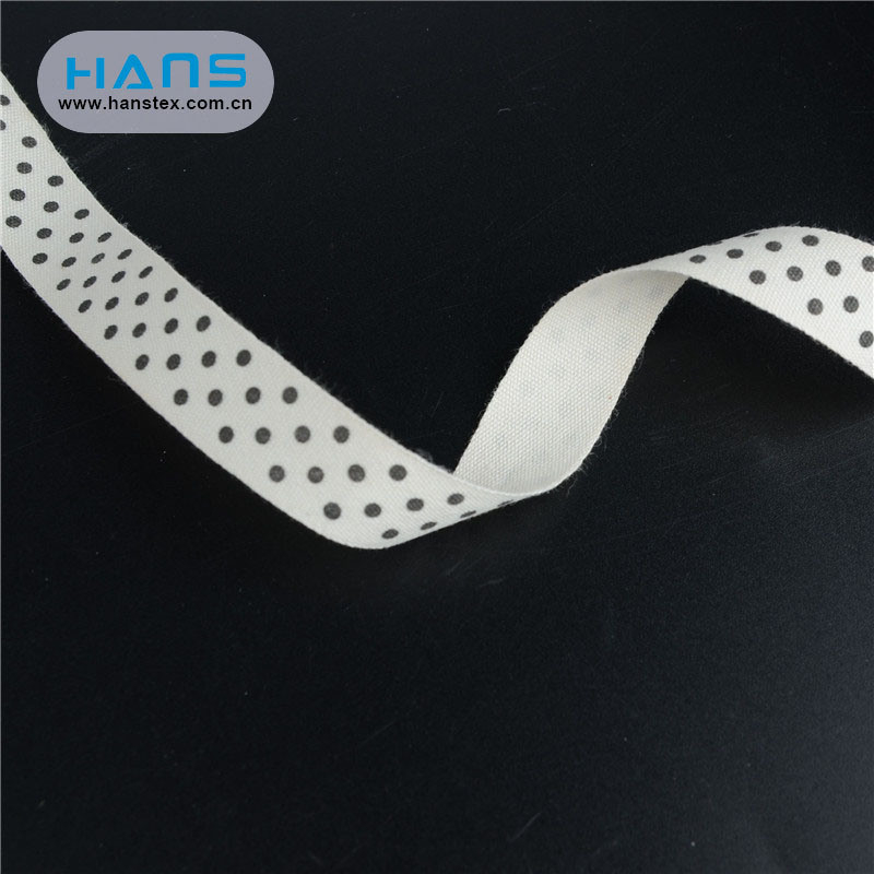 Hans Cheap Wholesale Garment Accessories Custom Printed Grosgrain Ribbon