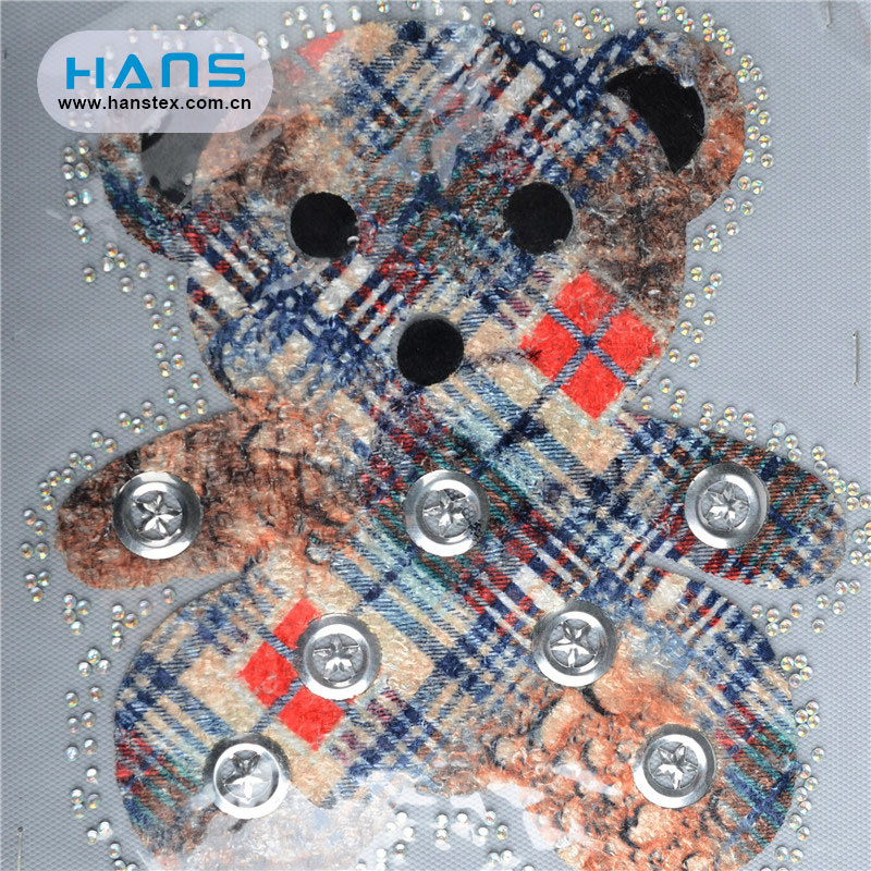 Hans Free Design Fashionable Rhinestone Iron on Transfer