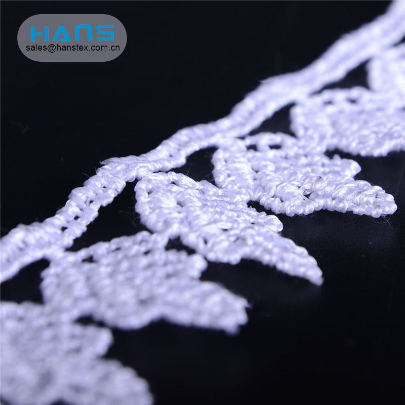 Hans ODM / OEM Design Colorful Blue Lace Fabric