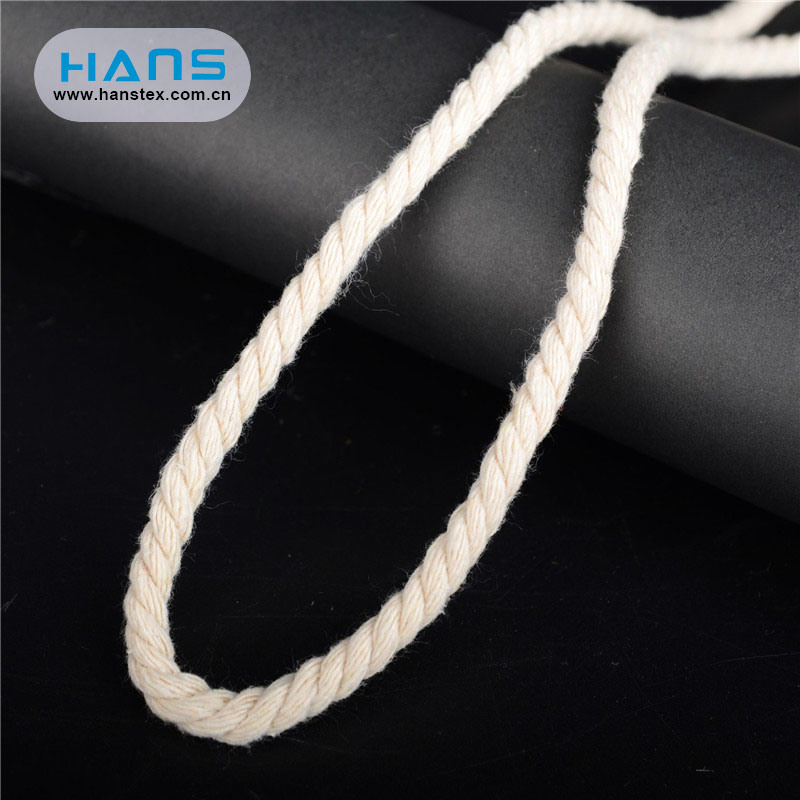 Hans Manufacturers Wholesale Soft 4mm Cotton Rope