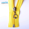 Hans Promotion Cheap Price Colorful Fancy Yellow Zipper