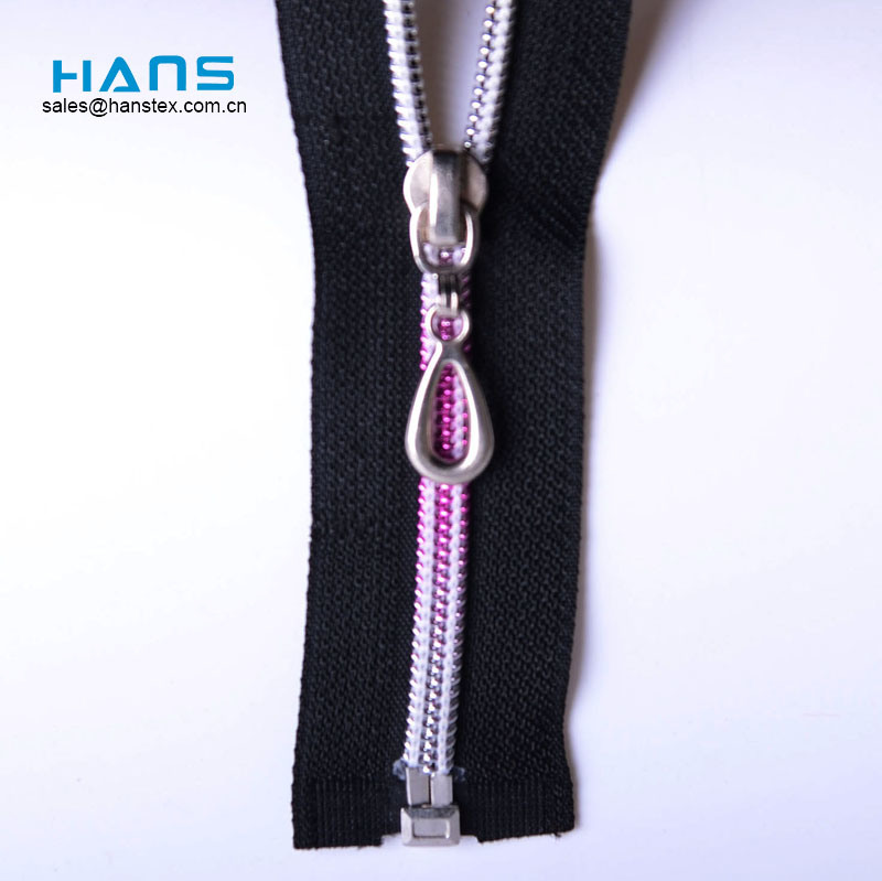 Hans Custom Manufactured High Strength Rainbow Zipper