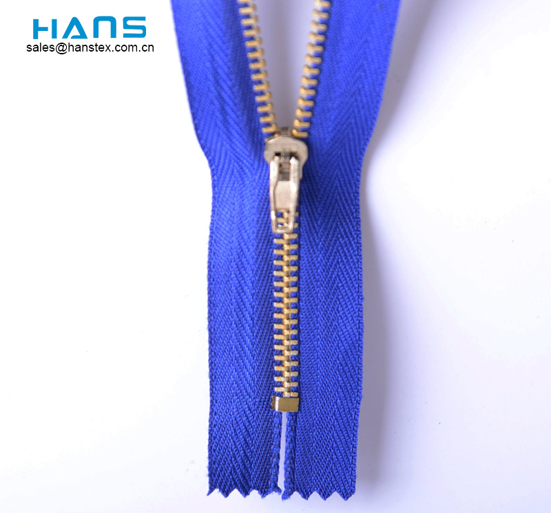 Hans OEM Customized Multicolor #3 Metal Zipper