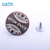 Hans Your Satisfied Custom Colored Metal Jeans Button