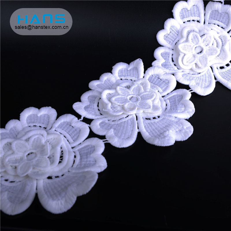 Hans Factory Customized Decoration Floral Lace