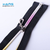 Hans Custom Manufactured High Strength Rainbow Zipper