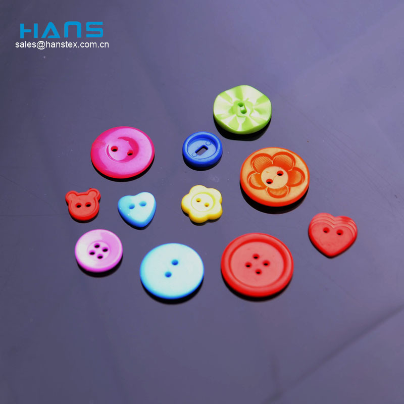 Hans Plastic Cartoon Colourful Various Children Baby Button