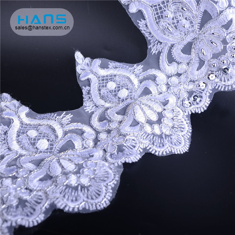 Hans Hot Sale Dress Lace Embroidery Fabrics