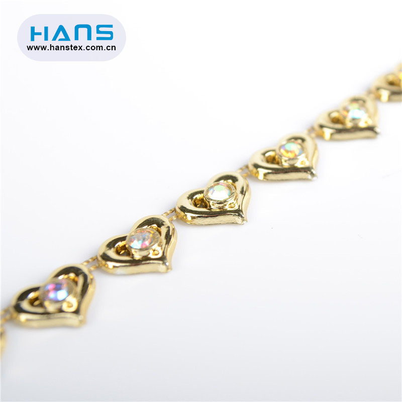 Hans Made in China Pretty Rhinestone Chain Necklace