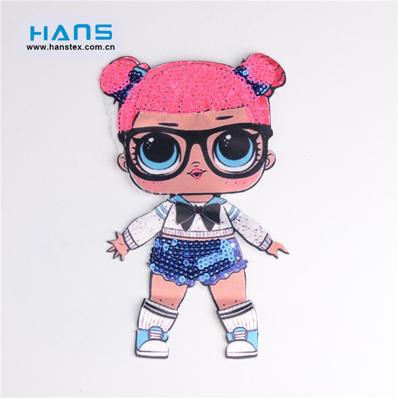 Hans New Fashion Shining Unicorn Sequin Patch