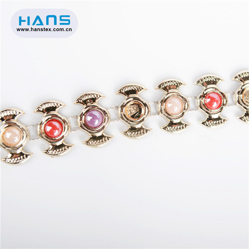 Hans OEM Customized Transparent Wholesale Rhinestone Chain