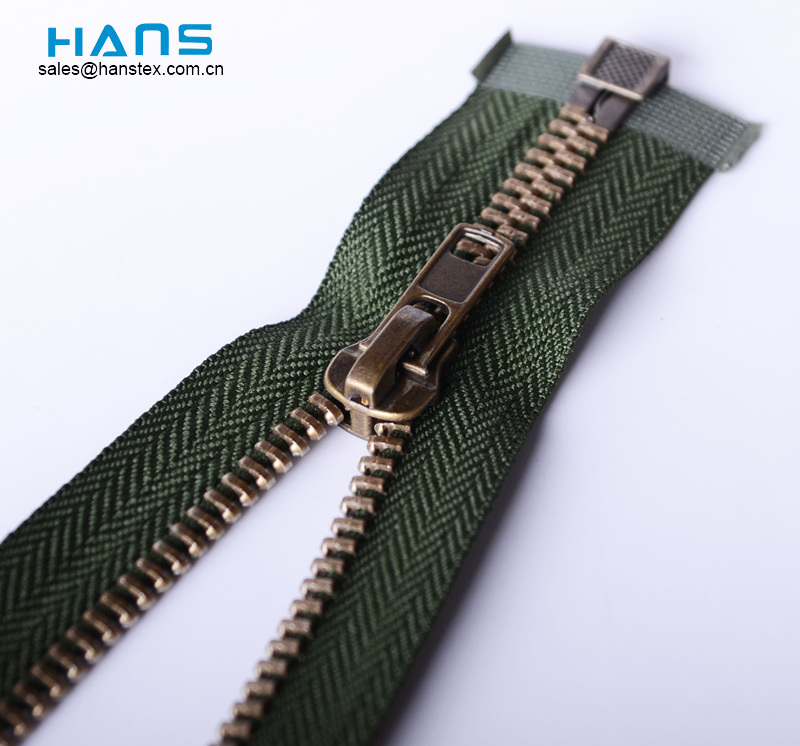 Hans New Well Designed Mixed Colors Custom Metal Zipper