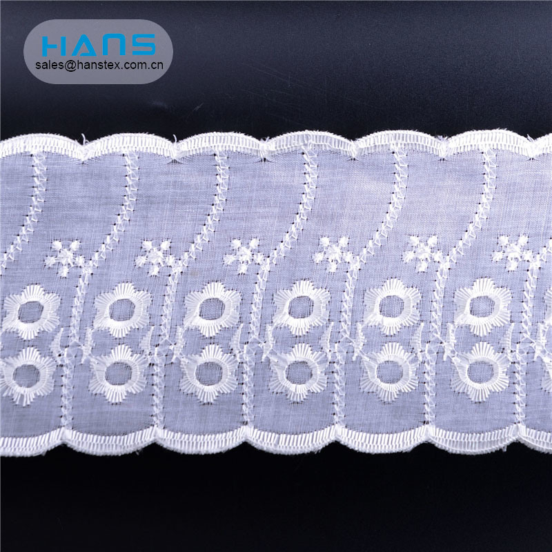 Hans Factory Directly Sell Latest Arrival White Lace