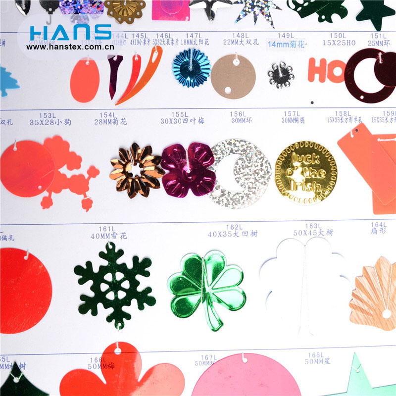 Hans Hot Selling Transparent Sequin Glitter