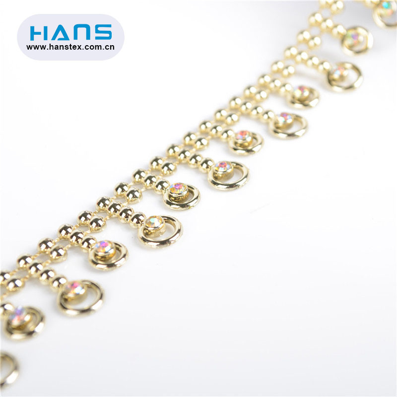 Hans Made in China Pretty Rhinestone Chain Necklace