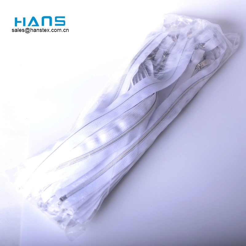 Hans Hot Selling Promotional Zipper with Stone