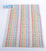 Hans ODM/OEM Design Multi Size Hot Fix Rhinestone Sheet