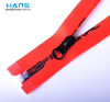 Hans Factory Direct Sale Mixed Colors Waterproof Nylon Printed Zipper