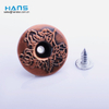 Hans Wholesale Custom Logo Beautiful Rose Gold Shank Jeans Button