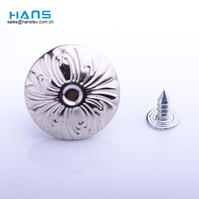Hans Newest Arrival Lucky Silver Jeans Button