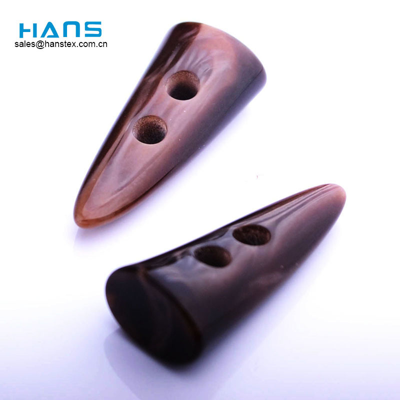 Hans Fancy Resin Imitation Ox Horn Button