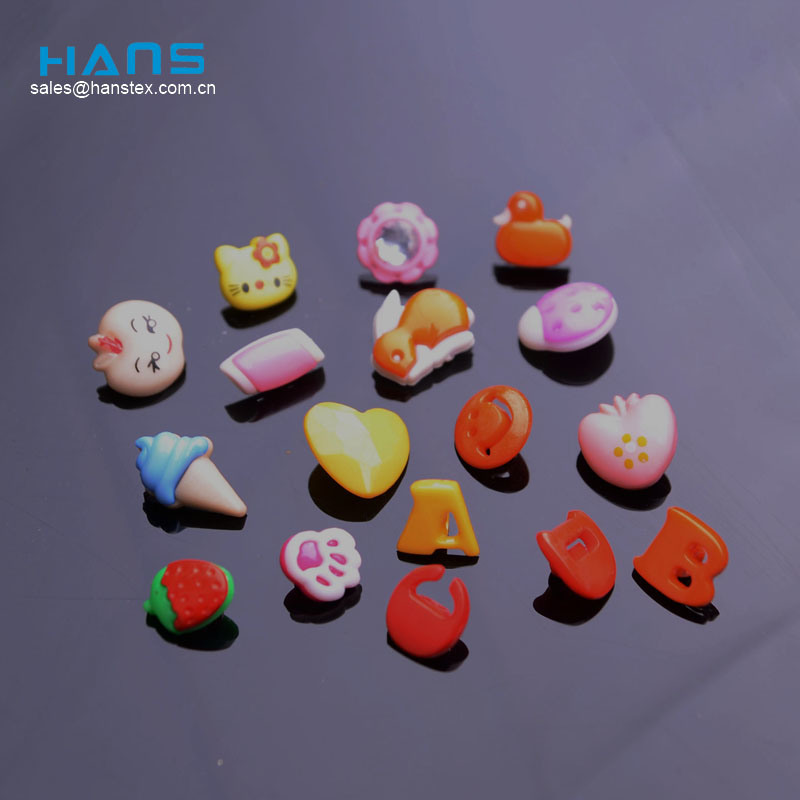 Hans Plastic Cartoon Colourful Various Children Baby Button