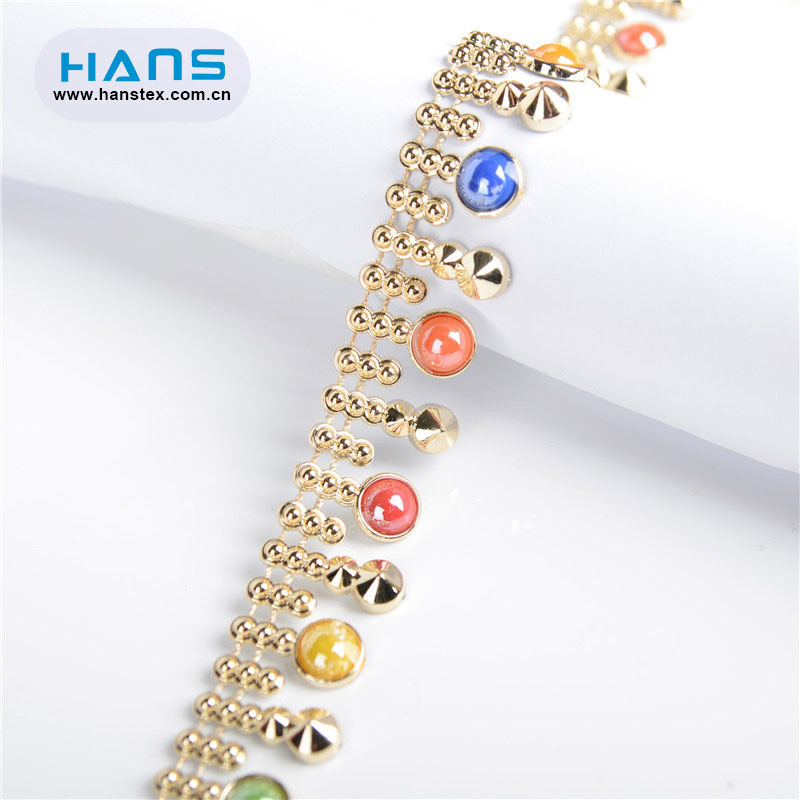 Hans OEM Customized Transparent Wholesale Rhinestone Chain