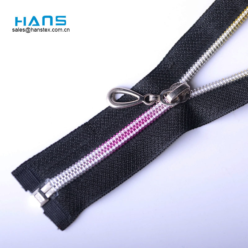 Hans Custom Manufactured High Strength Rainbow Zipper